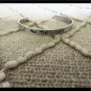 Handmade Handstamped Cuff Bracelet